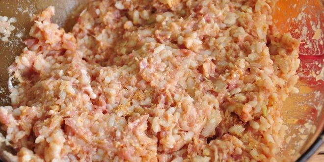 Рецепт тефтелей с рисом