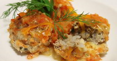 Рецепт Тефтелей с сыром и овощами