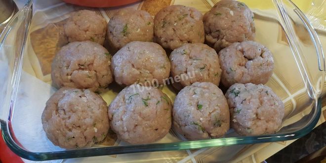 Рецепт тефтелей с сыром