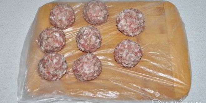 Рецепт тефтелей, запеченных в багете