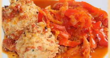 Рецепт Тефтелек с мятой и баклажаном