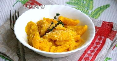 Рецепт Тыквенных ньокков с ароматизированным маслом