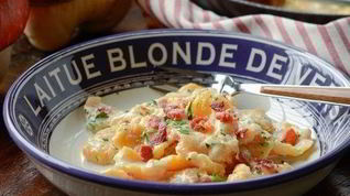 Рецепт Тыквенных ньокков с соусом Альфредо