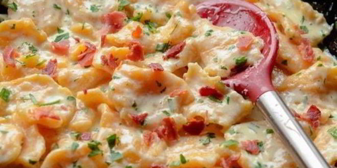 Рецепт тыквенных ньокков с соусом альфредо