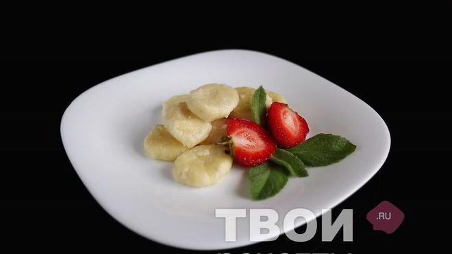 Рецепт ленивых вареников с творогом