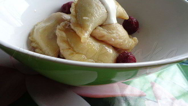 Рецепт вареников из заварного теста с вишней