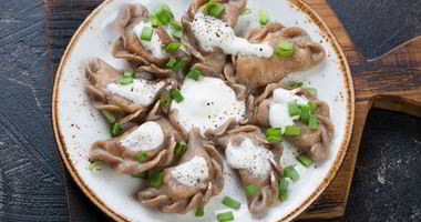 Рецепт Вареников изумрудный гребень с квашеной капустой