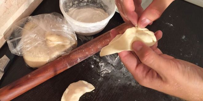 Рецепт вареников на пресном тесте