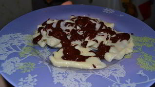 Рецепт Вареников с черникой и шоколадом