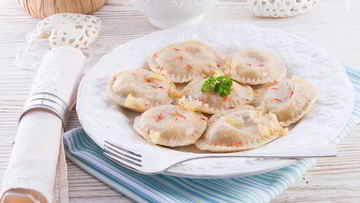 Рецепт Вареников с гречкой и грибами