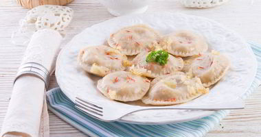 Рецепт Вареников с гречкой и грибами