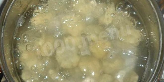 Рецепт вареников с грибами