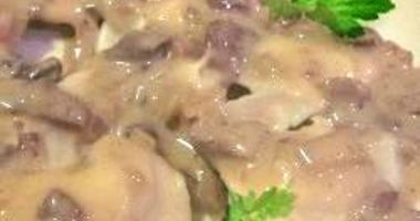 Рецепт Вареников с капустой и грибным соусом