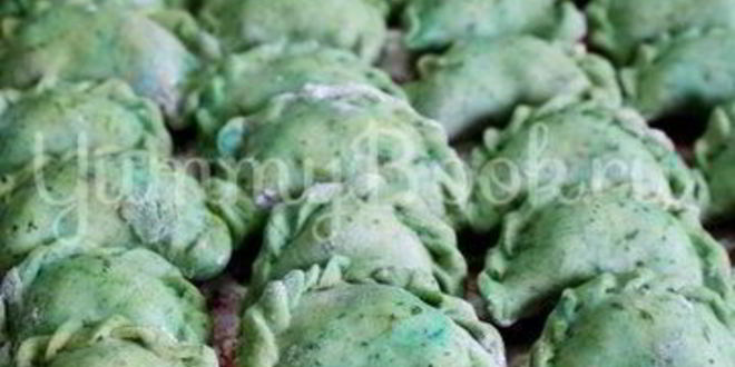 Рецепт вареников с картофелем и шпинатом