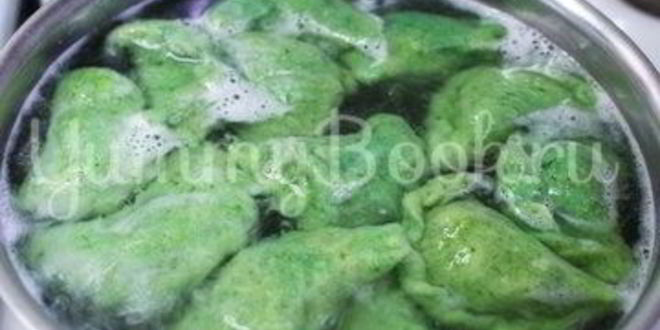 Рецепт вареников с картофелем и шпинатом