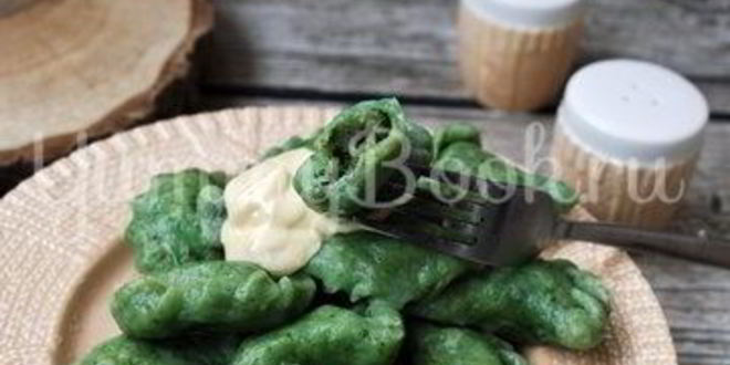 Рецепт вареников с картофелем и шпинатом