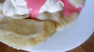 Рецепт Вареников с клубникой