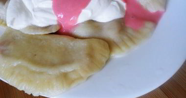 Рецепт Вареников с клубникой