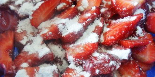 Рецепт вареников с клубникой