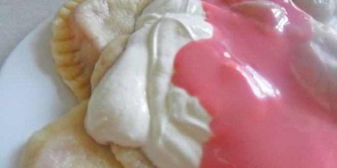 Рецепт вареников с клубникой