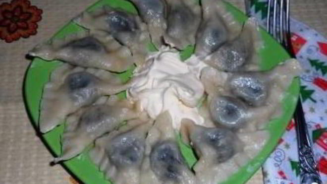 Рецепт вареников с маком