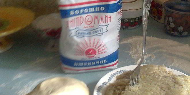 Рецепт вареников с полусырой картошкой