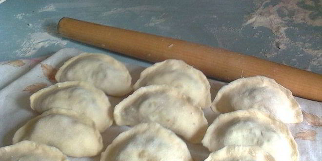 Рецепт вареников с полусырой картошкой