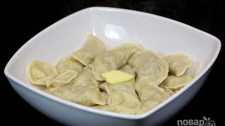 Рецепт Вареников с жареными грибами