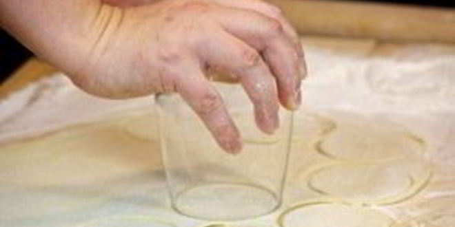 Рецепт вареников с жареными грибами