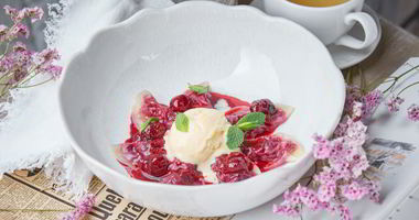 Рецепт Вареников вишневых с пломбиром