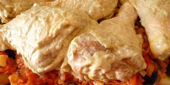 Рецепт куриного жаркого с баклажанами и картофелем