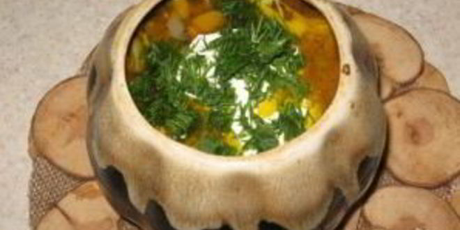 Рецепт русского жаркого с мясом