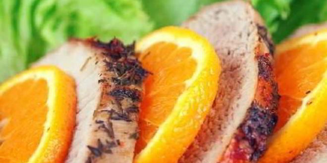 Рецепт Свиного жаркого с апельсинами