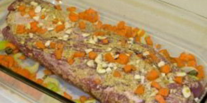 Рецепт свиного жаркого в красном вине