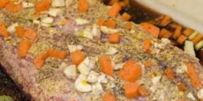 Рецепт свиного жаркого в красном вине