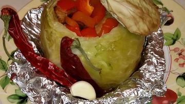 Рецепт Жаркого Горшочки-лепесточки