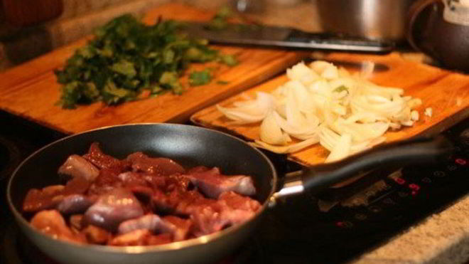 Рецепт жаркого из бараньего сердца