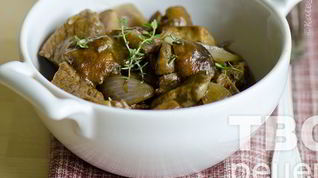 Рецепт Жаркого из говядины с белыми грибами