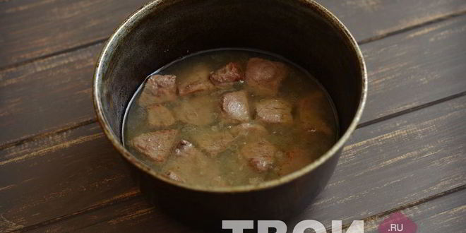 Рецепт жаркого из говядины с нутом