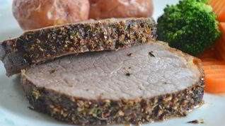 Рецепт Жаркого из говядины с пряной корочкой