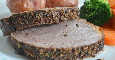 Рецепт Жаркого из говядины с пряной корочкой