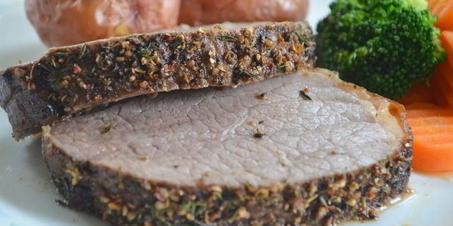Рецепт Жаркого из говядины с пряной корочкой