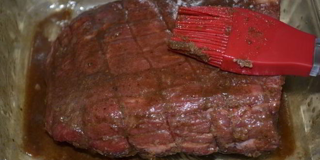 Рецепт жаркого из говядины с пряной корочкой