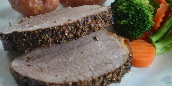 Рецепт жаркого из говядины с пряной корочкой