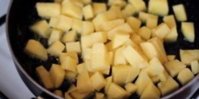 Рецепт жаркого из индейки на сковороде