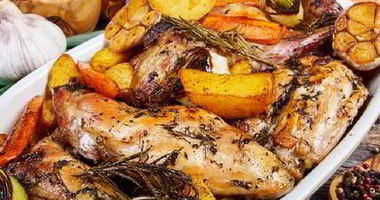 Рецепт Жаркого из кролика из овощами