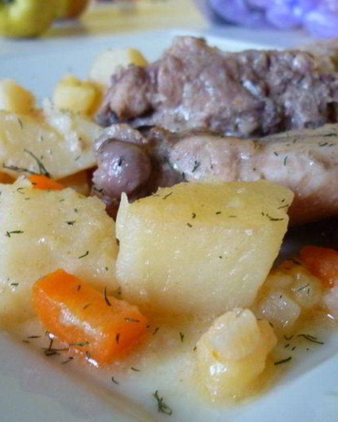 Рецепт жаркого из кролика