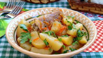 Рецепт Жаркого из курицы в мультиварке