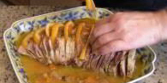 Рецепт жаркого из свинины с апельсинами