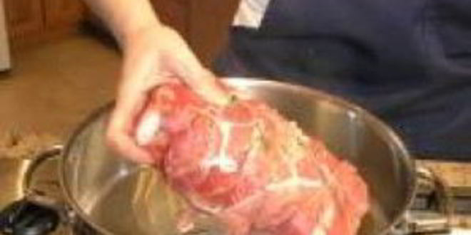 Рецепт жаркого из свинины с апельсинами